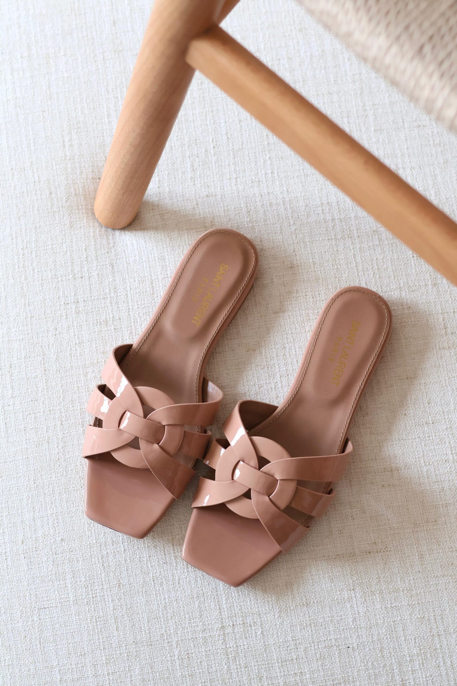 YSL Tribute Flat Sandals