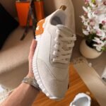 Hermes Bouncing sneaker - Men’s - White orange