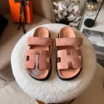 Hermes Chypre sandal - Rose cancan