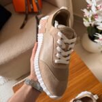 Hermes Bouncing sneaker - Men’s - Dark Apricot