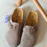 BIRKENSTOCK Boston Suede - Men’s - Gray