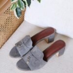 Loro Piana Summer Charms Sandal 55mm - Gray