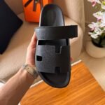 Hermes Chypre sandal - Men’s - Black Cavier