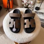 Hermes Chypre sandal - étoupe