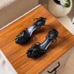 Celine Triomphe Sandal 50mm - Black