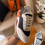 Hermes Bouncing sneaker - Men’s - Black orange