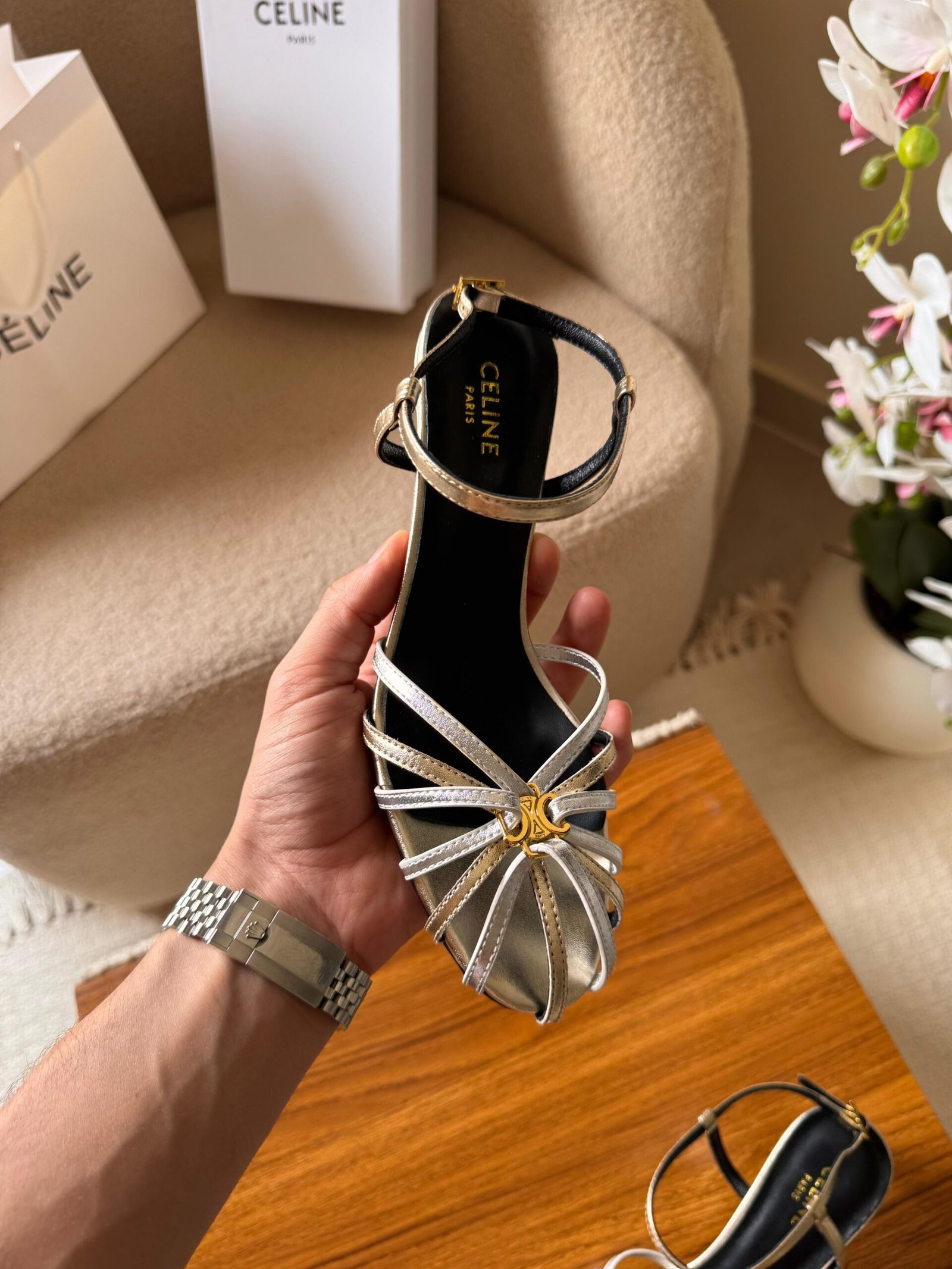 Celine Triomphe Sandal 50mm - Image 2