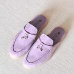 Loro Piana Babouche Charms Walk Loafer - Light Purple