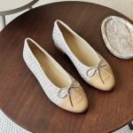 Chanel Ballerina | Ballet Flats - Tweed light-Yellow