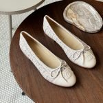 Chanel Ballerina | Ballet Flats - Tweed Cream