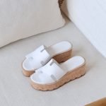 Hermes Eze 30 sandal - White