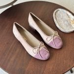 Chanel Ballerina | Ballet Flats - Beige-Purple Suede
