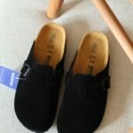 BIRKENSTOCK Boston Suede - Men’s - Black