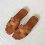 Hermès Oran Sandal - Brown epsom