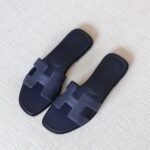 Hermès Oran Sandal - Dark Blue