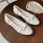 Chanel Ballerina | Ballet Flats - Tweed White