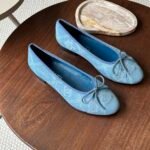 Chanel Ballerina | Ballet Flats - ‌Blue denim
