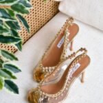 Aquazzura Temptation pumps 105 - Gold