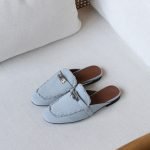 Hermes Oz mule - ‌Blue denim