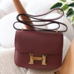 Hermes Constance 18cm - Burgundy