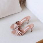 Aquazzura Tequila 10cm mules - Beige