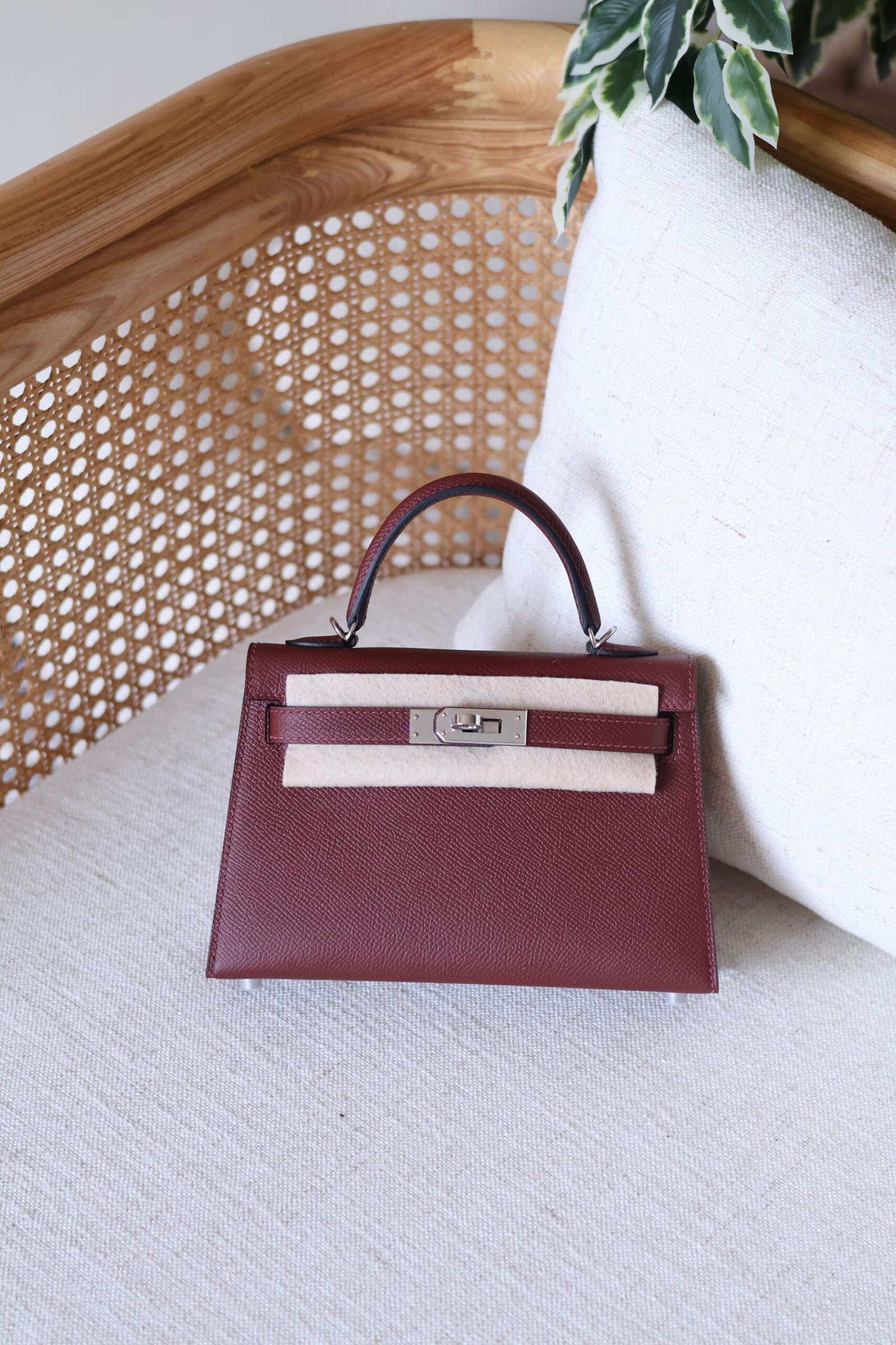 Hermes Mini Kelly Bag - Palladium Hardware - Image 16