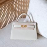 Hermes Mini Kelly bag - Gold hardware - Ivory