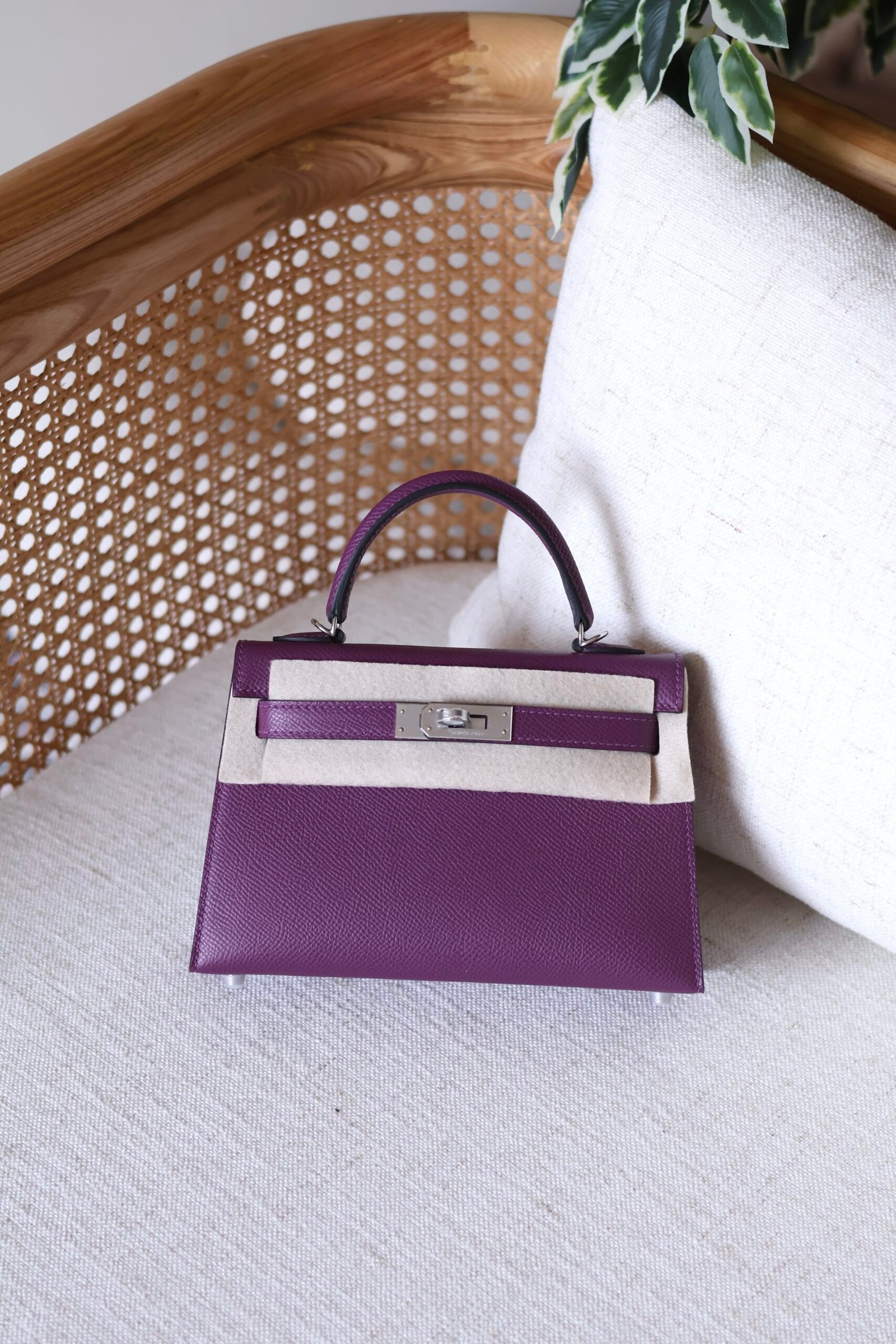 Hermes Mini Kelly Bag - Palladium Hardware - Image 20