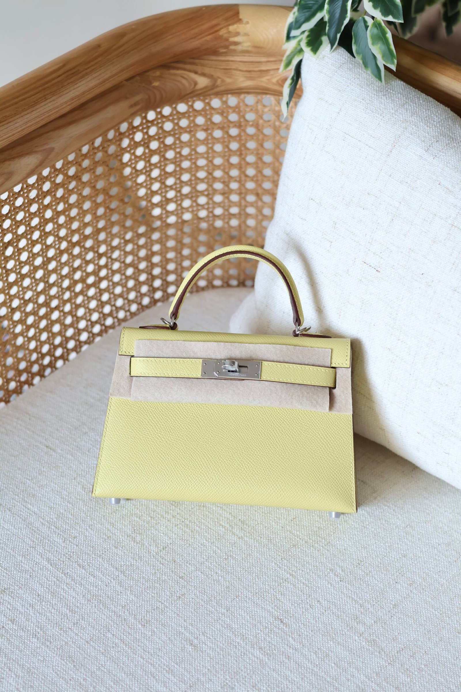 Hermes Mini Kelly Bag - Palladium Hardware - Image 14