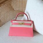 Hermes Mini Kelly bag - Gold hardware - Pink