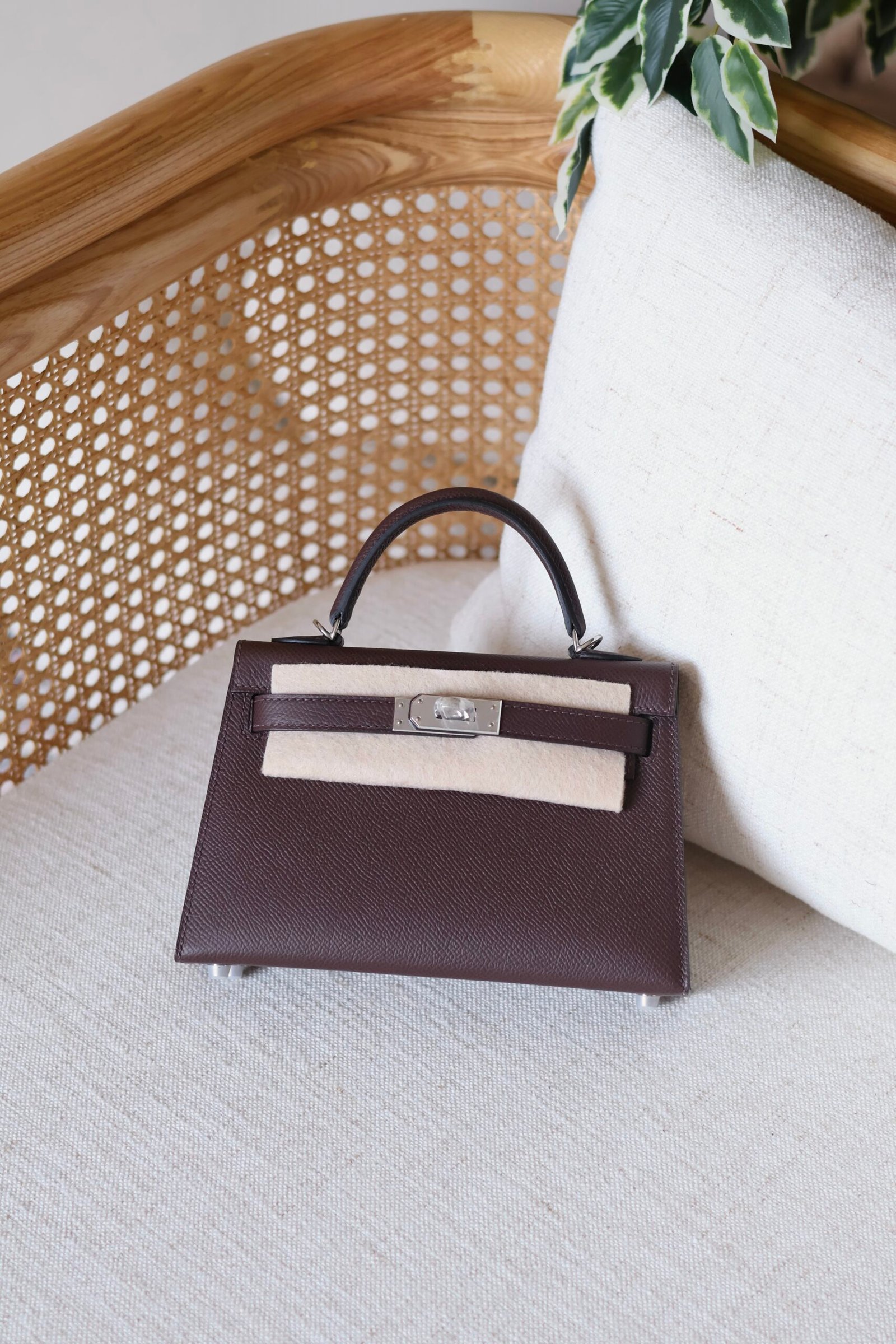 Hermes Mini Kelly Bag - Palladium Hardware - Image 9