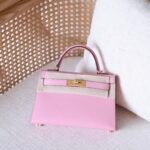 Hermes Mini Kelly bag - Gold hardware - Light Pink