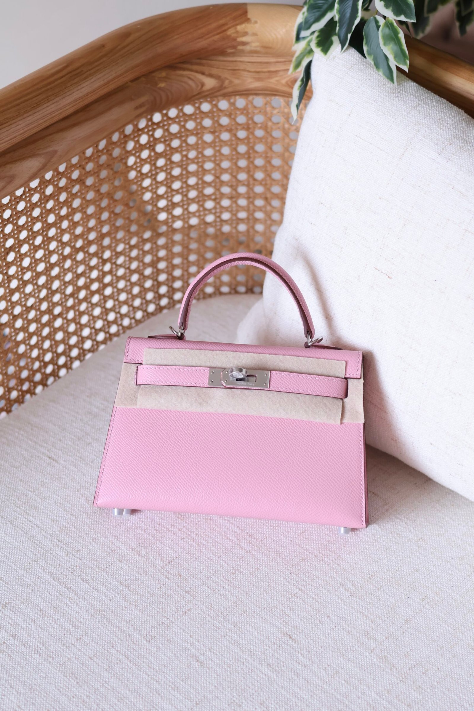 Hermes Mini Kelly Bag - Palladium Hardware - Image 10