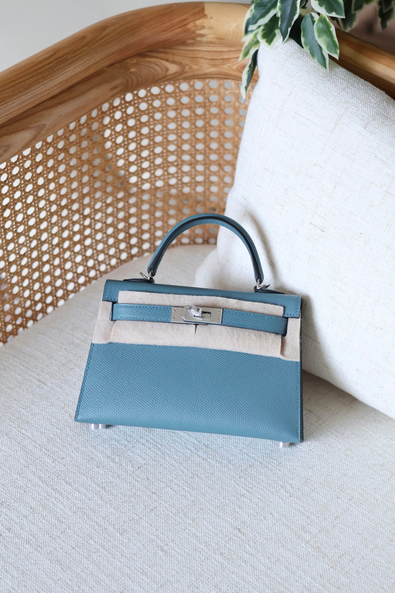 Hermes Mini Kelly Bag - Palladium Hardware - Image 7