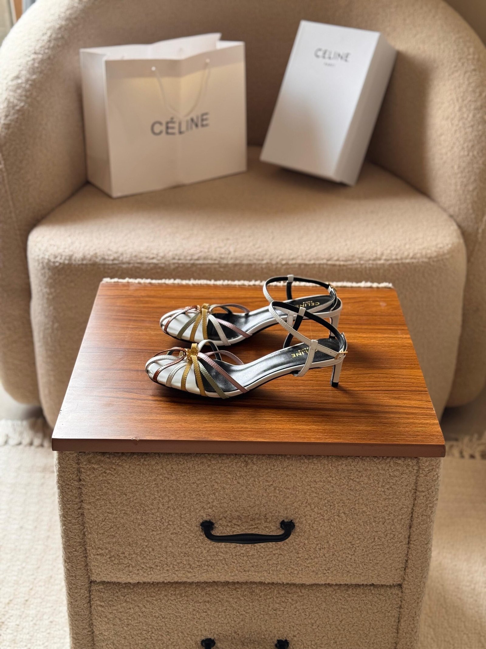 Celine Triomphe Sandal 50mm - Image 9