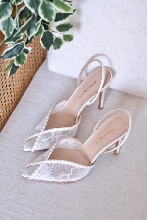 Andrea Wazen Katy Slingback Heels