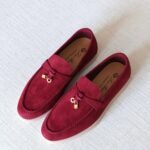 Loro Piana Summer Charms Walk Loafer - Red