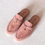 Loro Piana Babouche Charms Walk Loafer - Rosy pink