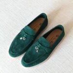 Loro Piana Summer Charms Walk Loafer - Green