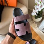 Hermes Chypre sandal - Men’s - Dusty purple