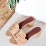 Loro Piana Summer Charms Sandal 55mm - Apricot