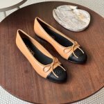 Chanel Ballerina | Ballet Flats - Dark Beige