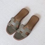 Hermès Oran Sandal - Etoupe brown