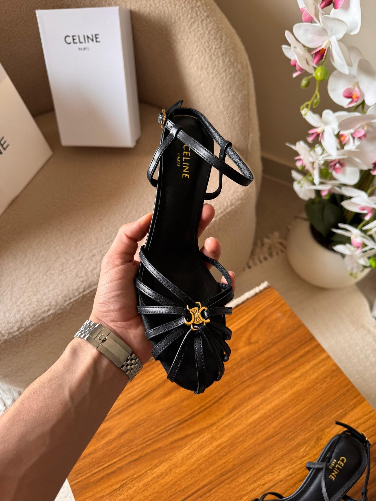 Celine Triomphe Sandal 50mm - Image 5