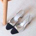 Chanel Slingback 65mm - Silver