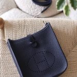 Hermes Evelyne 16cm - Navy