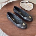 Chanel Ballet Flats Calfskin - Black