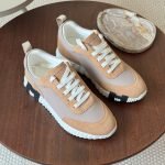 Hermes Bouncing sneaker - Women - Dark Apricot