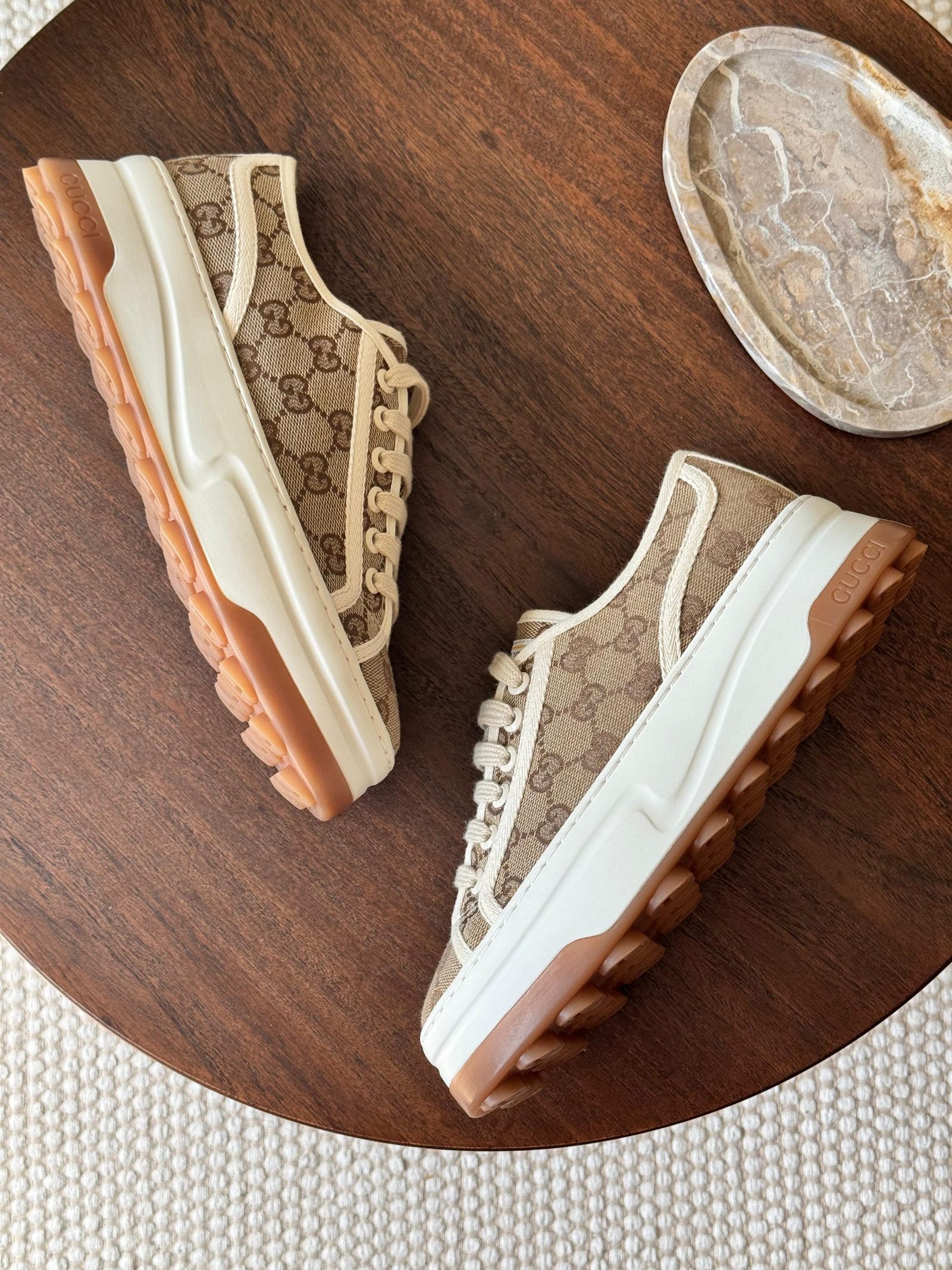 Gucci GG Brown sneakers - Image 2