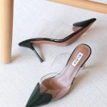 Alaïa Le Coeur Mules - Black